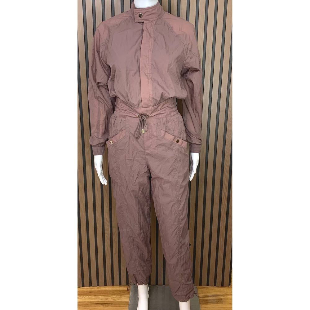 Athleta x Alicia Keys Keys Utility Jumpsuit Mauve Purple Nylon One Piece Size 0